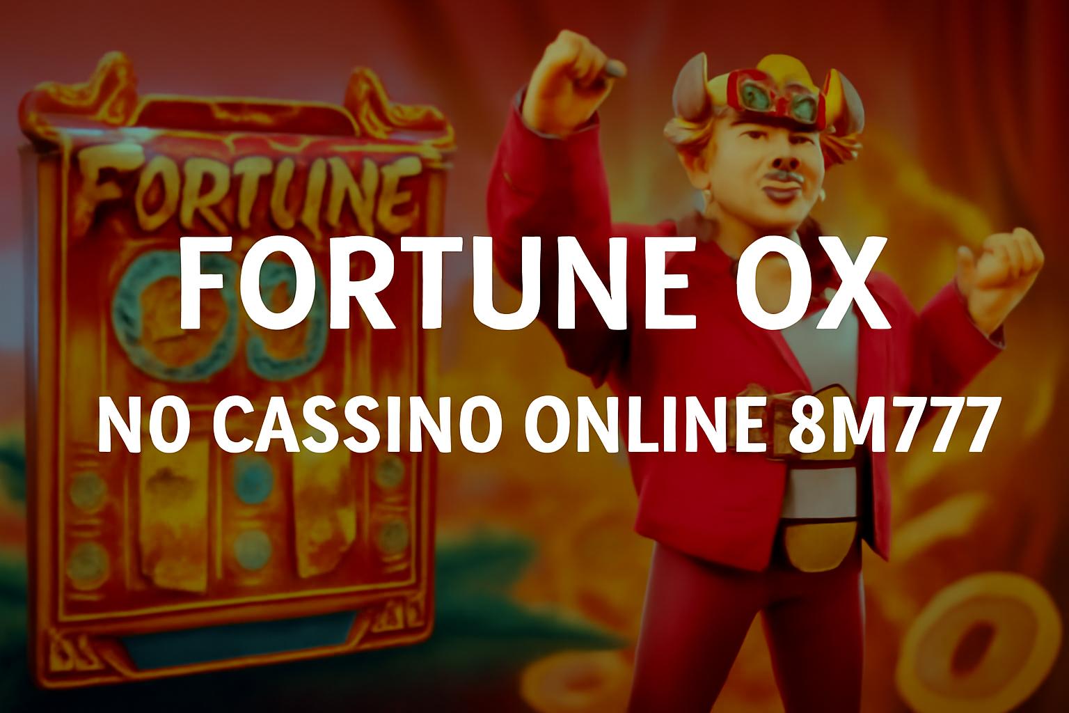 Fortune Ox no 8M777 - Aposte Agora e Reivindique Seus Ganhos