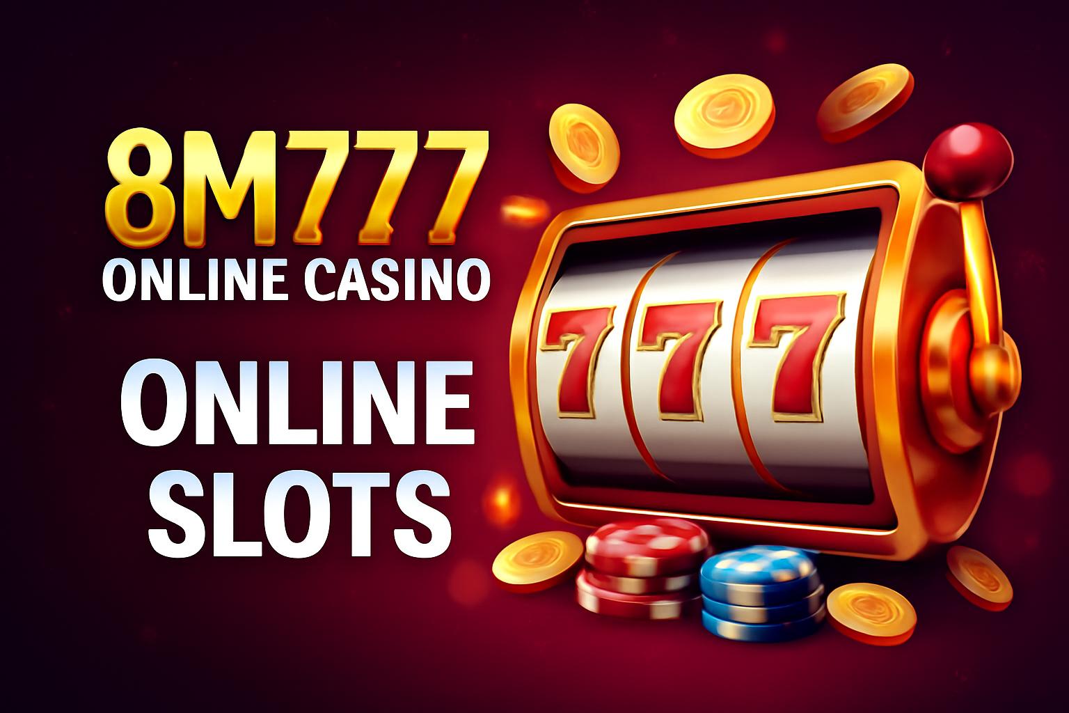 Explore o mundo das slot machines no 8M777 Casino